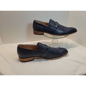 GINO VITALE Signature Men's Slip On Dress Shoe Size 13 Navy G63072-123